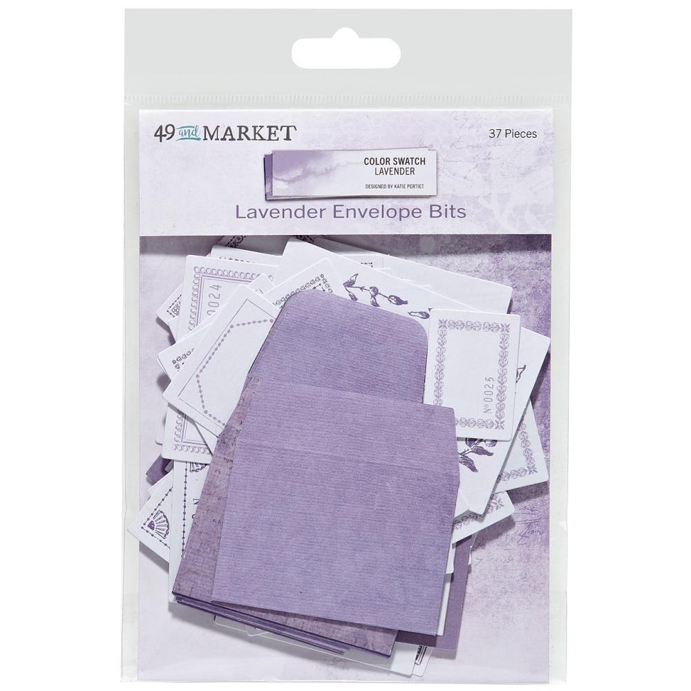 49 & Market Color Swatch: Lavender Ticket And Envelope Essentials