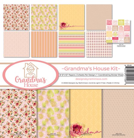 Reminisce Collection Kit 12"X12" - Grandma's House