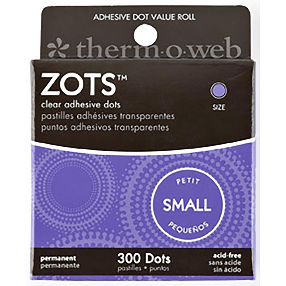 Zots Clear Adhesive Dots - Small 300/pkg