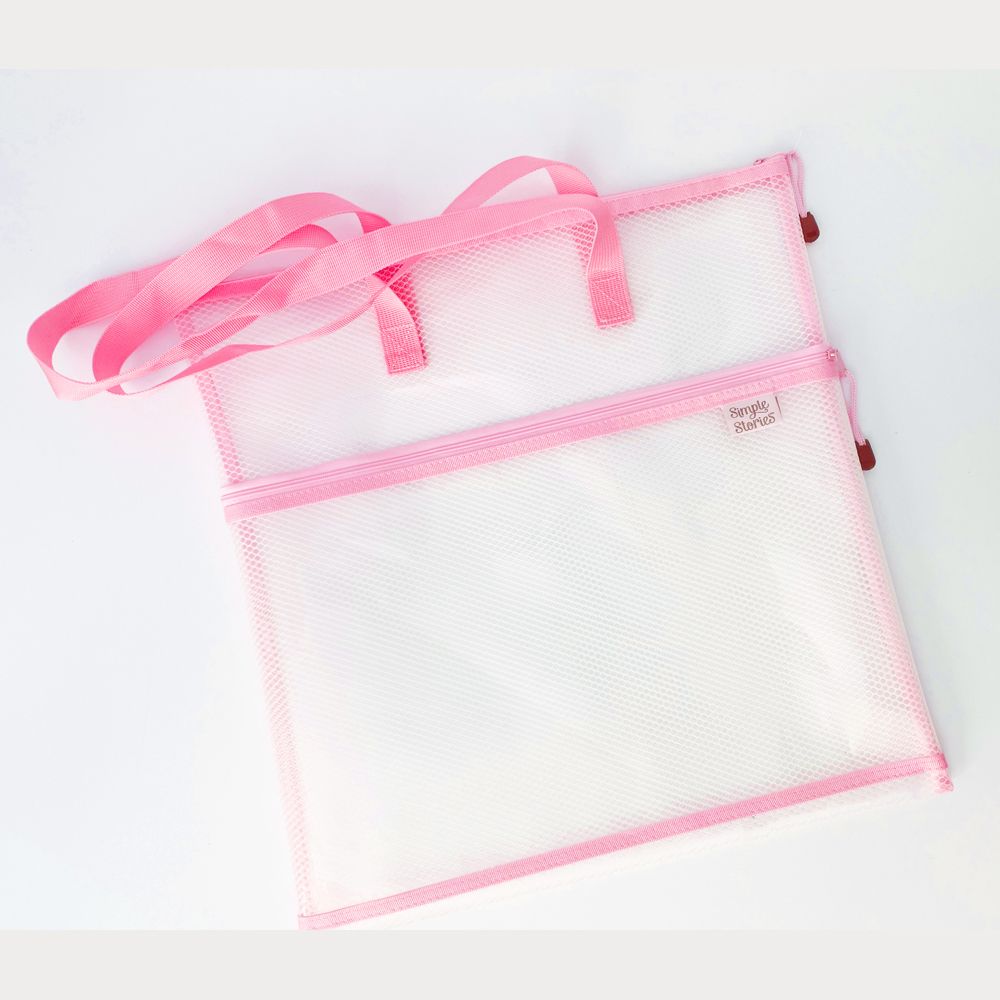 Simple Stories Craft Bag - 16"x16" - Pink