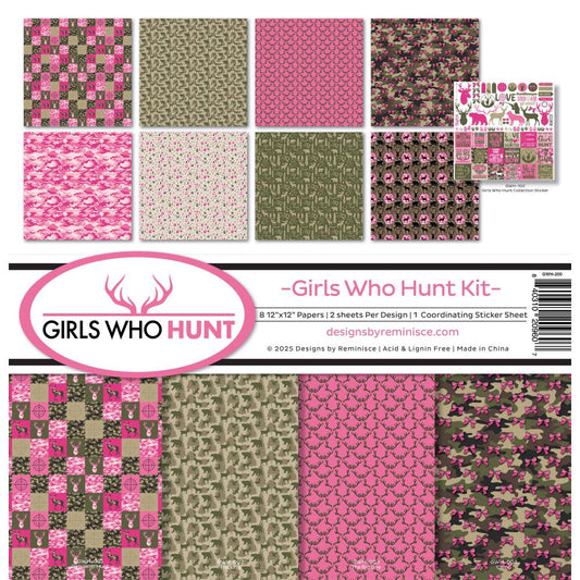 Reminisce Collection Kit 12"X12" - Girls Who Hunt