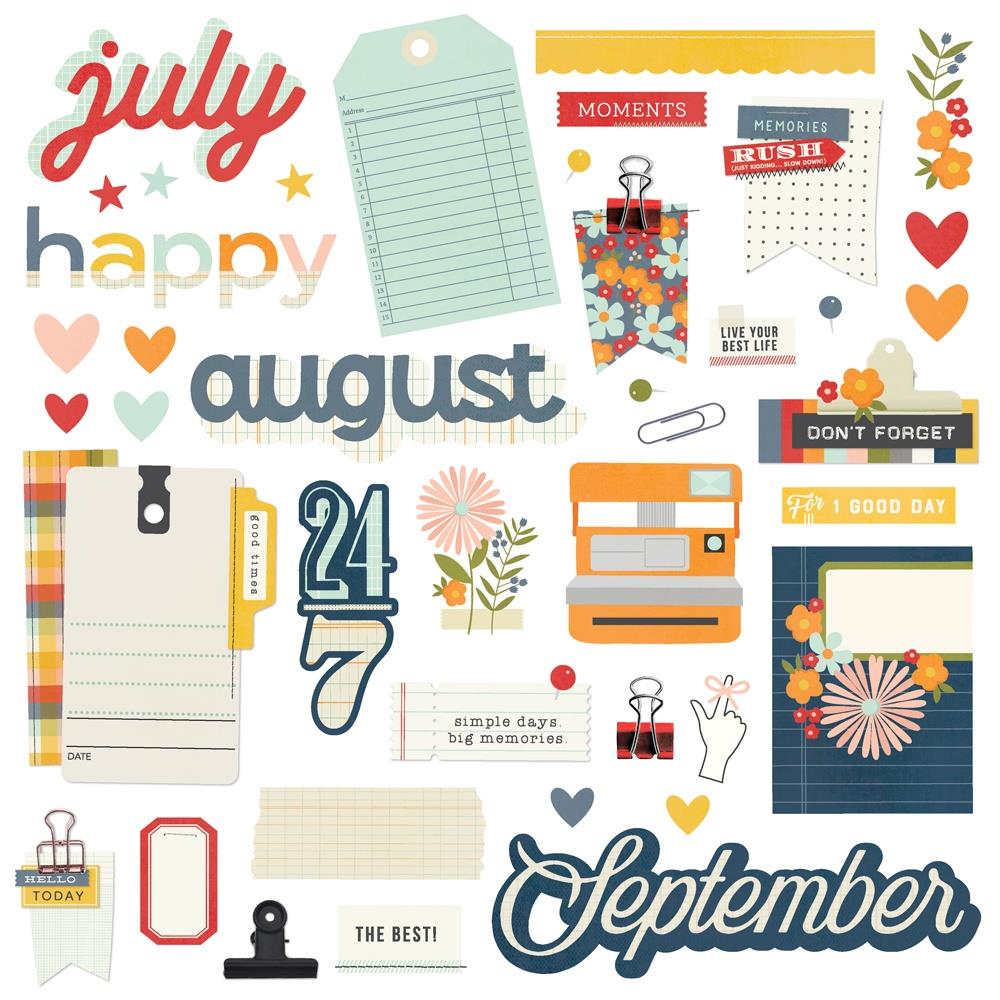 Simple Stories 12-Month Memory Calendar