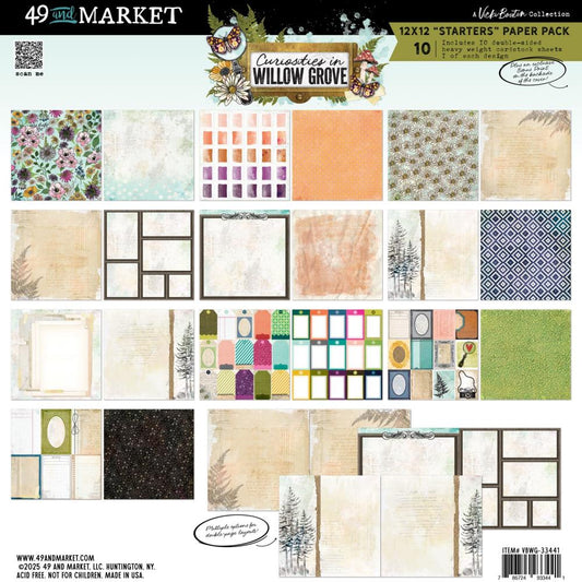 49 And Market Collection Pack 12"X12" - Curiosities in Willow Grove