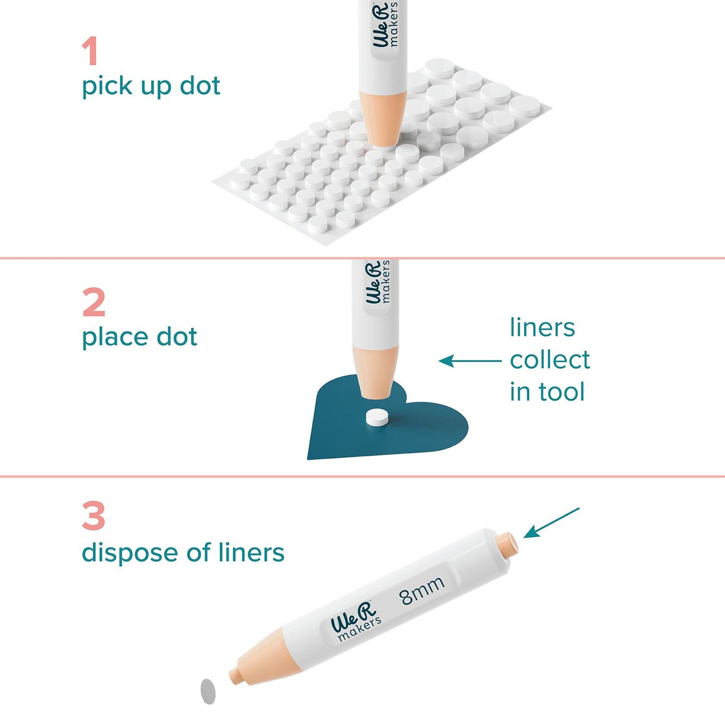 We R Foam Dot Setter Kit 3pc