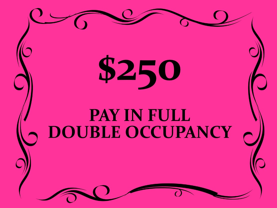 May 2026 Pay in Full Double Occupancy